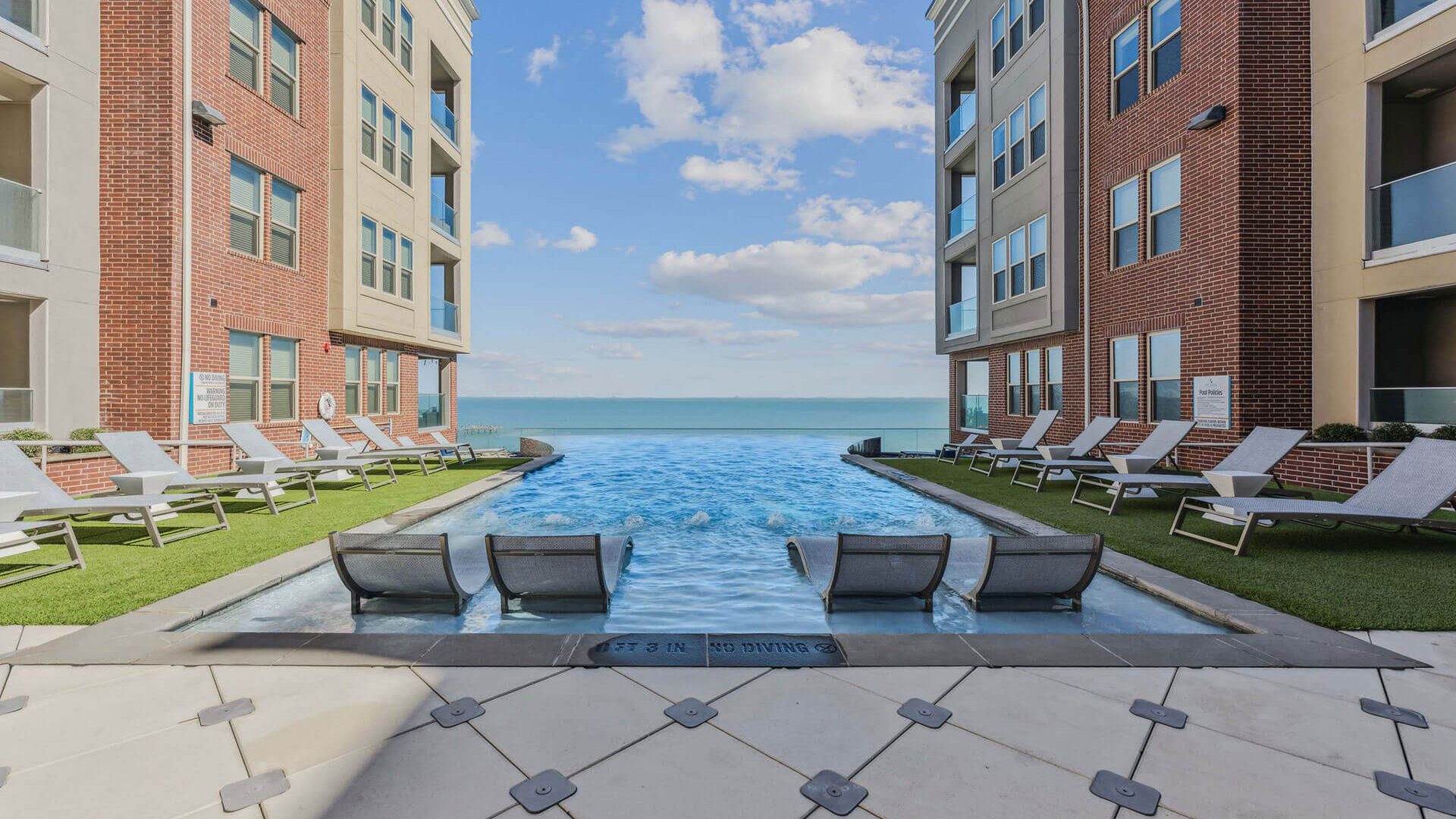 the pool at The  Alexa