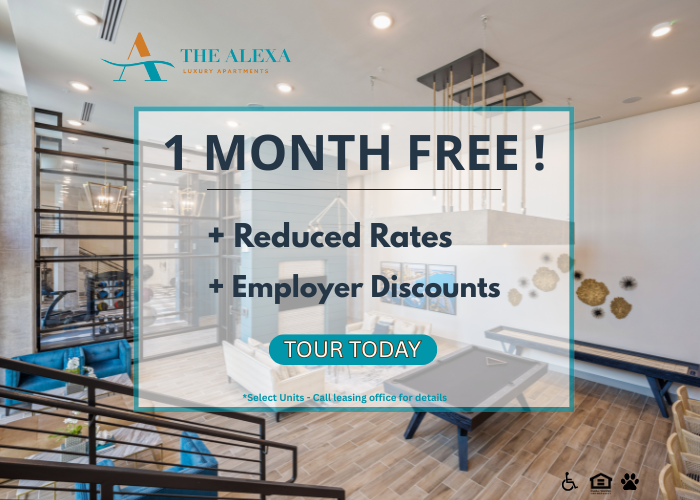 1 Month Free Rent at The Alexa Corpus
